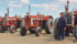 All 150 restored tractors on the farm start and drive, including a red 1967 Versatile four-wheel drive driven by Scott. | Christalee Froese photo