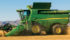 The S700 series combines offer a high level of automated adjustment in five critical settings: fan speed, rotor speed, sieve, chaffer and concave clearances. | John Deere photo