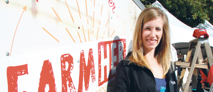 Carly Cummings, an employee of FarmHer, is working to change the perception that agriculture is a man’s domain by highlighting successful women in the ag sector and available careers.  |  Robert Arnason photo
