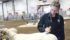 Emma Van Steekelenburg gets her lamb, Ernie, ready for sale. She raised $4,000, which will be split between the Brooks Food Bank and the St. Vincent de Paul Society. | Marylene Van Steekelenburg photo