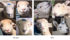 Based on Mirjam Guesgan’s research, the photos on the left show no pain after tail docking, while the faces above show evidence of pain. | Photos courtesy of Mirjam Guesgan