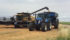Lentils coming off at the Durie farm near Moose Jaw August 1. | Twitter/@kjbriere photo