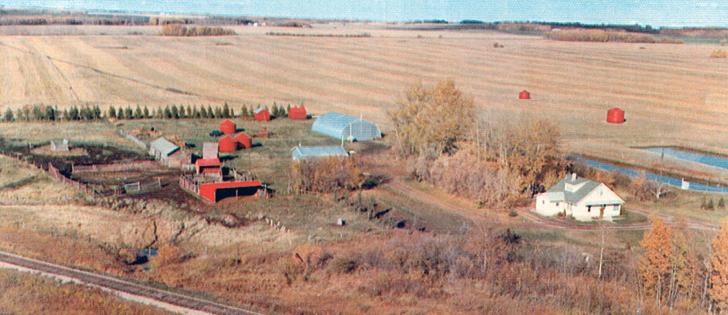 The farm as it looked in 1974 when times were better. | Hathaway family photo