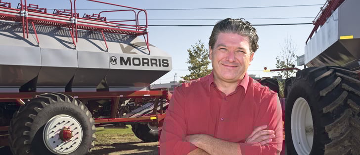 Ben Voss, new president and chief executive officer of Morris Industries, is financially backed by Avrio Capital and Lamont Brown Group, both of Calgary.  |  William DeKay photo