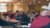 The Southern Alberta Livestock Exchange held the biggest video sale ever on Sept. 15 with its Western Canadian Fall Classic. More than 35,000 head sold throughout the day with headquarters at the Lethbridge Lodge Hotel. At right, auctioneer and field representative Ryan Konynenbelt takes bids over the phone for one of the early lots on offer. | Barb Glen photo