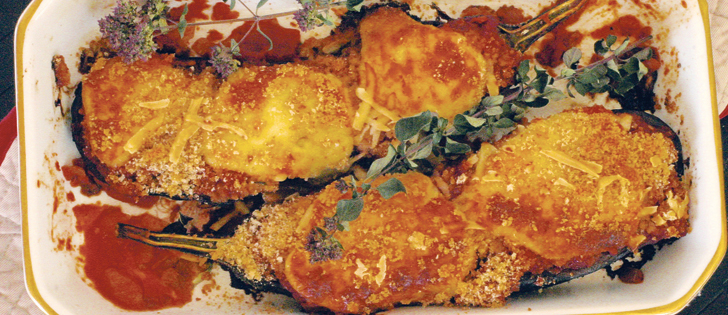 Want something different this Thanksgiving? Try eggplant Parmesan with fresh mozzarella.  | Sarah Galvin photo