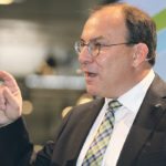 Hermann Lohbeck of Claas says the farm machinery market is improving around the globe, due in part to new technologlies. | Michael Raine photo