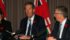 Manitoba Justice Minister Heather Stefanson, left, Manitoba Premier Brian Pallister and Growth, Enterprise and Trade Minister Blaine Pedersen announce Manitoba's approach to cannabis retailing.  |  File photo