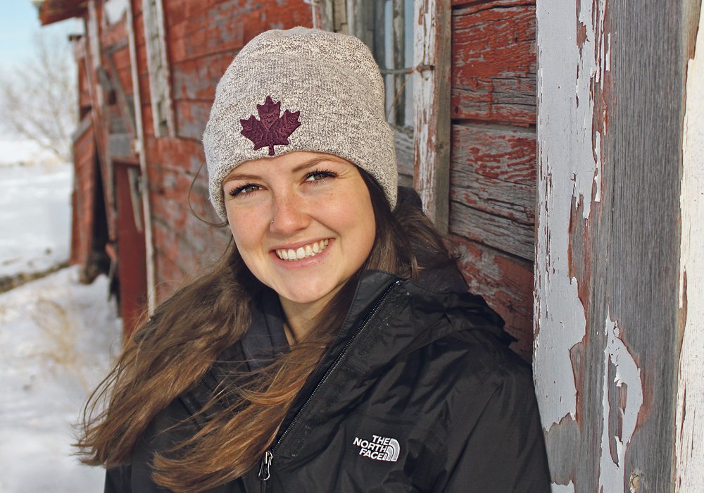 Nineteen-year-old TeddiAnn Skibsted is preparing to shoulder more of the responsibility on her family’s farm near Drumheller, Alta. See page 25 for the full story.  |  James Westgate Snell photo