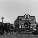 An antique swather was put through its paces at the Western Development Museum in North Battleford, Sask., in the summer of 1980. | File photo