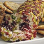 A cranberry pistachio cheese log. | Sarah Galvin photo