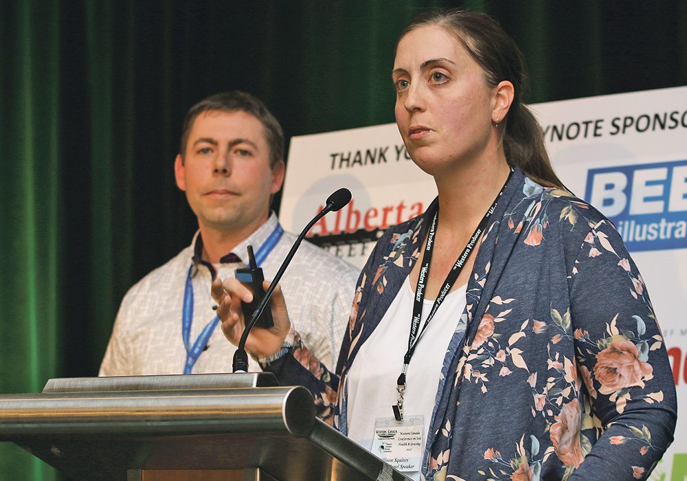 Farm couple Cody Straza and Allison Squires will be integrating cattle onto their farm next year to improve the soil. |  Jeremy Simes photo