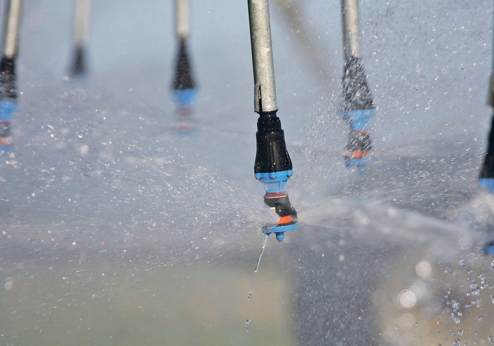 A study found that irrigated fields have higher greenhouse gas emissions that non-irrigated fields.  |  File photo