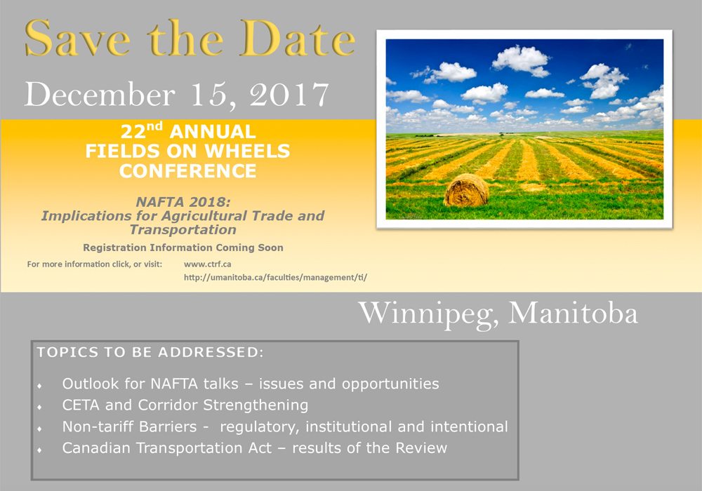Western Canada’s free-trading, export-oriented farm sectors are one of Canada’s shining economic stars, drawing in money and growth for the nation.  But they are political lightweights in Ottawa, which jeopardizes their futures, a point that drew repeated comments at the Fields On Wheels conference in Winnipeg in December.  | Screencap via umanitoba.ca