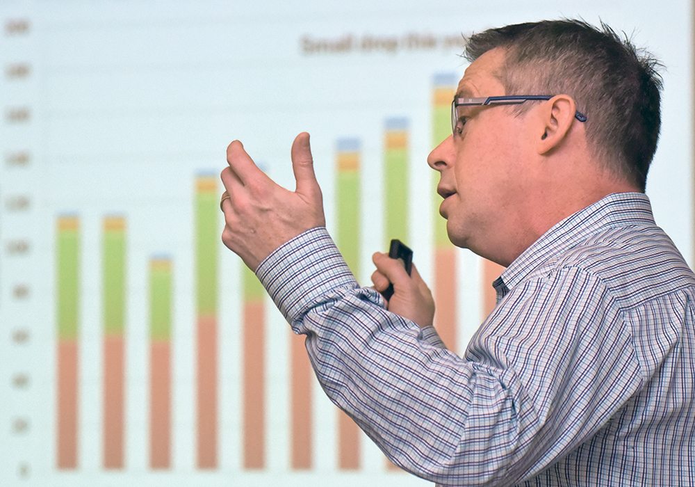 Chuck Penner of LeftField Commodity Research says a smaller canaryseed harvest in Argentina could open export opportunities for Canada.  |  William DeKay photo