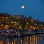The moon over Hoi An was full during the city’s lantern festival. | Arlene and Robin Karpan photos