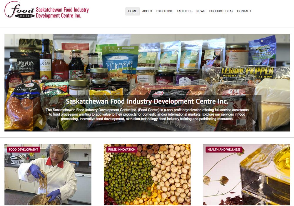 The food centre officially opened a new agri-food innovation centre that contains new lab space, a pilot plant for product and process development and expanded capacity for pulse and cereal processing. | Screencap via www.foodcentre.sk.ca