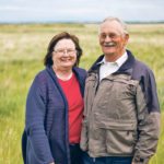Sylvia and John Walters at the Ferrier property. | Brent Calver photo