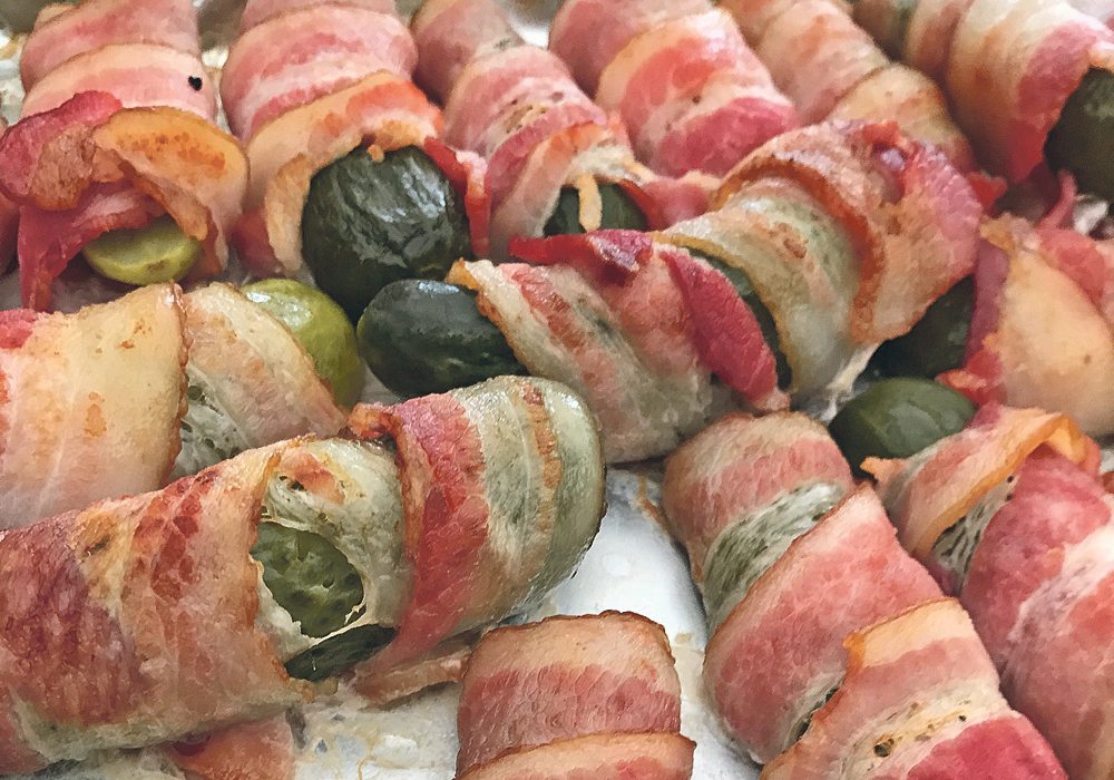Bacon pickle fries is an interesting “face cringing” appetizer.  | Jodie Morosovsky photo