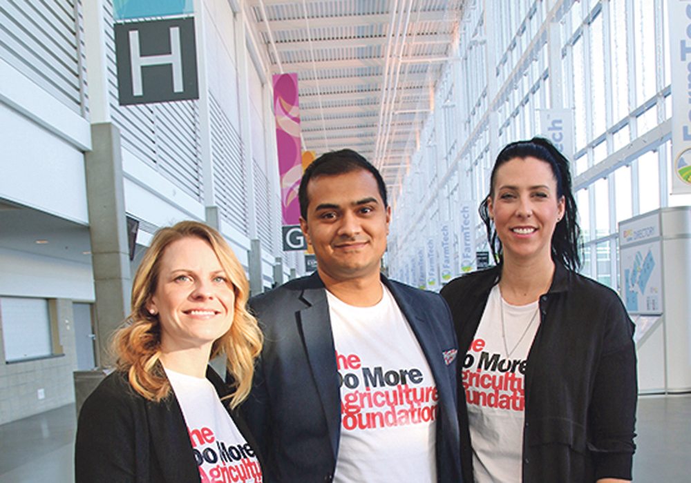 Lesley Kelly, Hinanshu Singh and Kim Keller launched the Do More Agriculture Foundation to address the stigma of mental illness in the agriculture industry.  |  Jeremy Simes photo