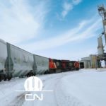 Immediate actions include temporarily restricting flow between Edmonton and Winnipeg by controlling the flow of empty rail cars into Western Canada, managing frack sand orders to avoid further congestion and returning empty propane cars from short-term staging locations in a controlled way. | Twitter/@CNRailway photo