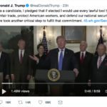 China's commerce and agriculture ministries told a delegation of U.S. soy growers last September that soybeans were being considered as a target for retaliatory action in the event of U.S. trade action against Beijing. | Screencap via Twitter/@realDonaldTrump