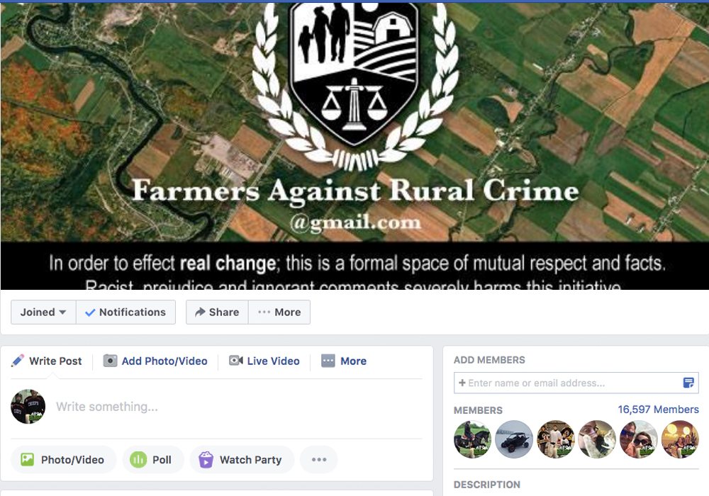 Nick Cornea never imagined that a Facebook page he started for farmers to discuss crime would take off the way it did.  | Screencap via Facebook/Farmers Against Rural Crime