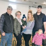 Three generations of the Rodenburg family include Jan-Willem, left, and his wife Jolanda, Axel, 1, Heather and Ben with Jazlyn, 3. | Maria Johnson photo
