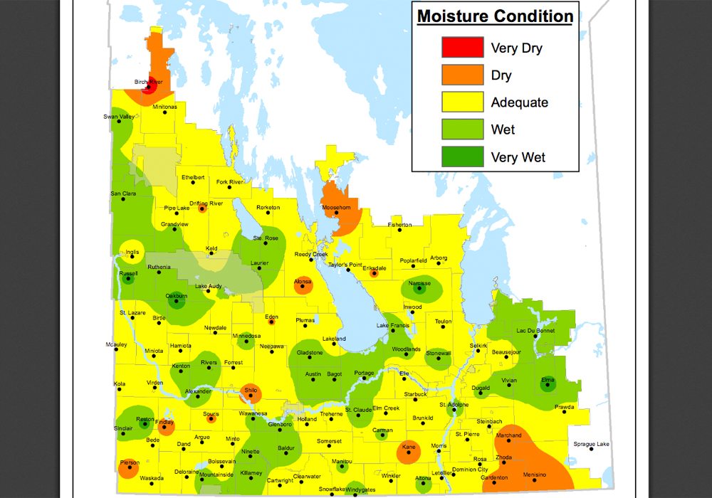 Manitoba seeding well underway in dry conditions