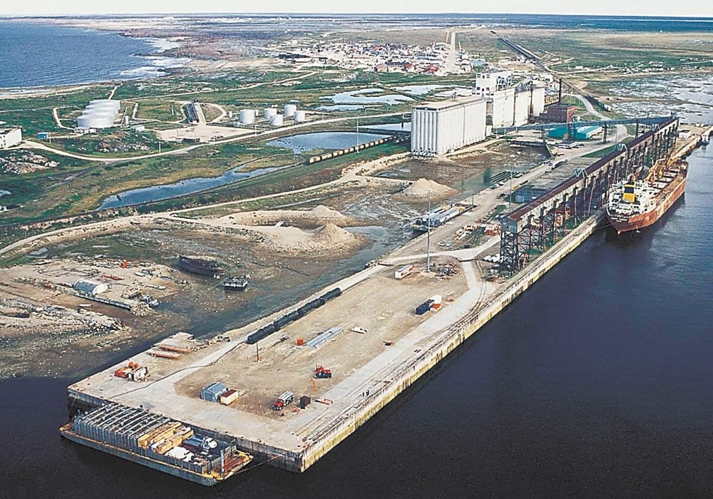 A new ownership group that’s attempting to buy the Hudson Bay Railway and the Port of Churchill in northern Manitoba says western Canadian grain will be an important part of the port’s commercial business.  | Port of Churchill photo
