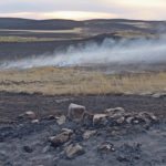 Fires left a ravaged landscape, such as this area near Burstall, Sask., and now farmers are trying to seed crops into the damaged land. | File photo