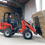 The electric 23e from Schaffer delivers emission-free operation, eliminating exhaust gases and noise, which is a significant advantage in sectors such as working with cattle. The company offers a five year warranty on the lithium-ion batteries. | Chris McCullough photo
