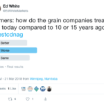 Results from a poll Ed White recently held on Twitter.