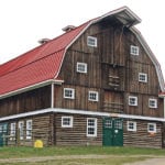 The big red barn at the K2 Ranch is the largest of its type in British Columbia. | Duane McCartney photo