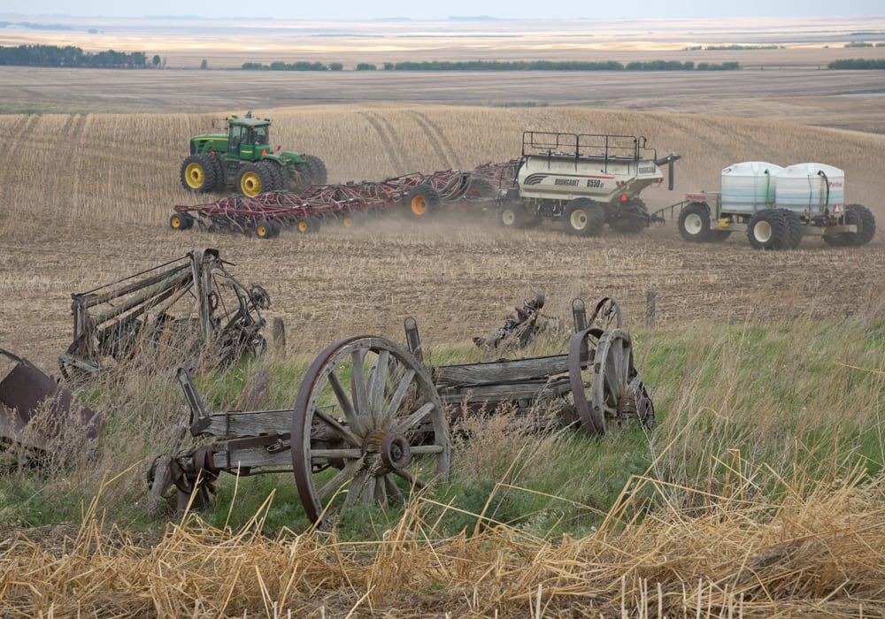 Seeding is almost complete in Manitoba although some fields have had to be reseeded, according to the weekly crop report from Manitoba Agriculture. | William DeKay photo