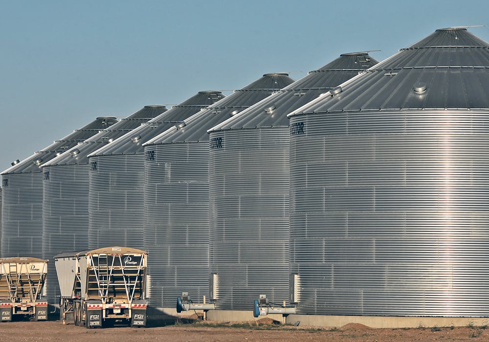 As bins get bigger the ability to keep air flowing through them becomes more of a challenge.  |  Michael Raine photo 