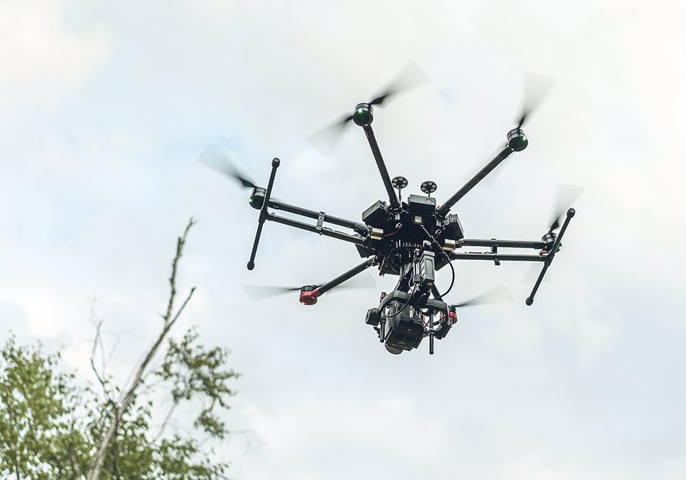 Using drones to assess crop damage can provide a return on the investment.  |  File photo