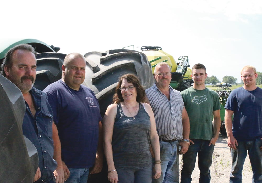 Gerry, left, Ray, Jill, Roger, Brice and Rodney Verwey are helping raise money for STARS.  |  Ed White photo