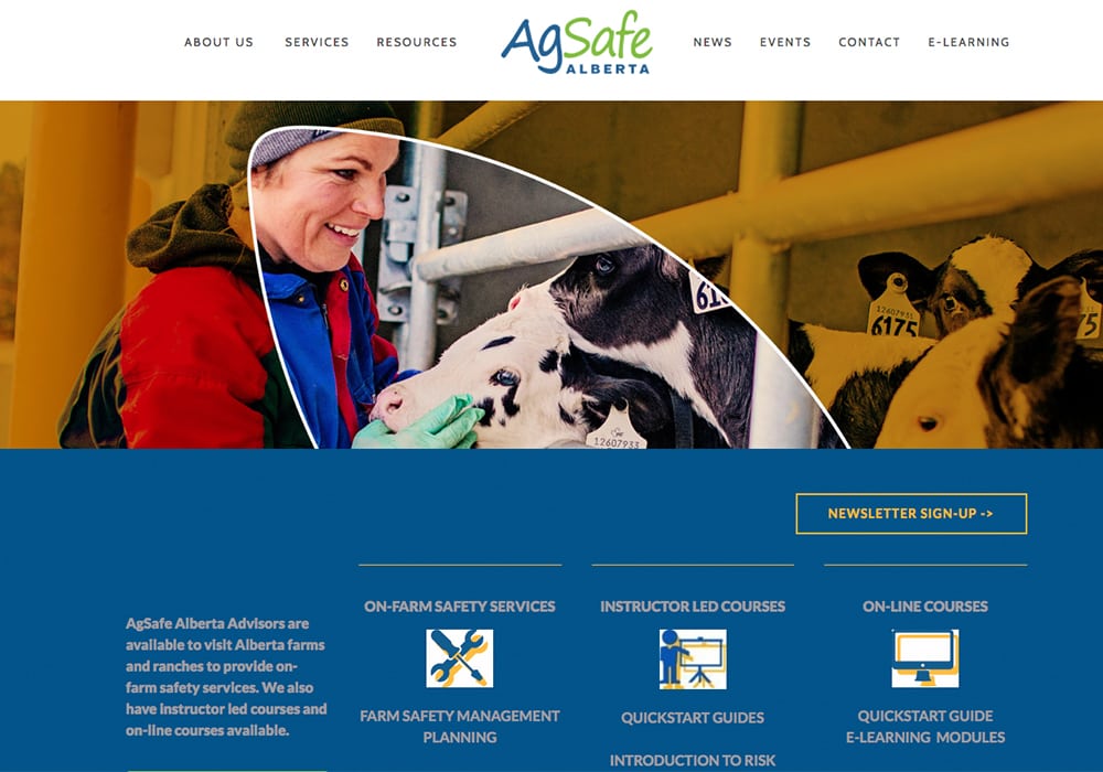 Jody Wacowich will soon be at the helm of Alberta’s new farm safety organization, spending much of her time easing concerns among producers who might still be at odds with incoming rule changes. | Screencap via agsafeab.ca