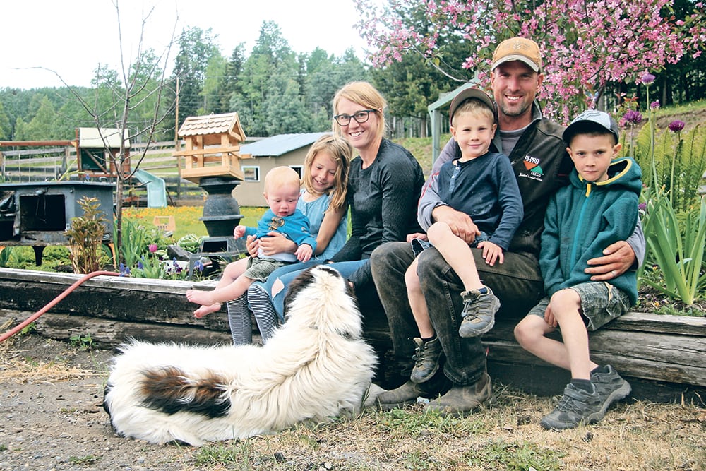 Roger and Lana Groot and their four children — Lily, 8, Corbin, 6, Bryce, 4 and Brody, 1 — are part of a youthful demographic in an area where there are few farmers and even fewer young people.  |  Barbara Duckworth photo