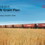 Last week, CN released its 2018-19 grain plan, a document that outlines how the company plans to handle this year’s grain crop and avoid transportation bottlenecks that could negatively impact the grain and oilseeds sector.
| Screencap via www.cn.ca