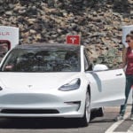 They may seem like a novelty now, but electric vehicles could quickly grow in number and significantly reduce the demand for gasoline and biofuel. | REUTERS/Lucy Nicholson photo