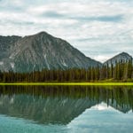 Mountains overlook the Kathleen River in Yukon’s Kluane National Park. | Arlene and Robin Karpan photo