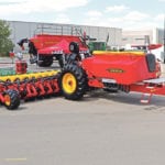 The Tempo L 24 has a 140 bushel on-board granular product tank and adjustable fertilizer coulters. | Robin Booker photo