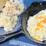 My grandmother’s little black cast-iron frying pan is part of my memory of her delicious, buttery scrambled eggs. | Betty Ann Deobald photo