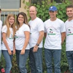 Life is a bowl of cherries for the Johnson family of Luke, left, Abi, Jennifer, Dwayne, Caleb and Josh. | Maria Johnson photo