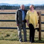 Jack Anderson of Calgary and his daughter Wynne Chisholm have donated W.A. Ranches to the University of Calgary faculty of veterinary medicine. | University of Calgary photo