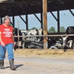 Vivian Thompson runs a 100-cow dairy herd near Cadott, WI. In a 25 km radius from Cadott, seven dairy farms have sold their cows and gone out of business in the last two months. | Robert Arnason photo
