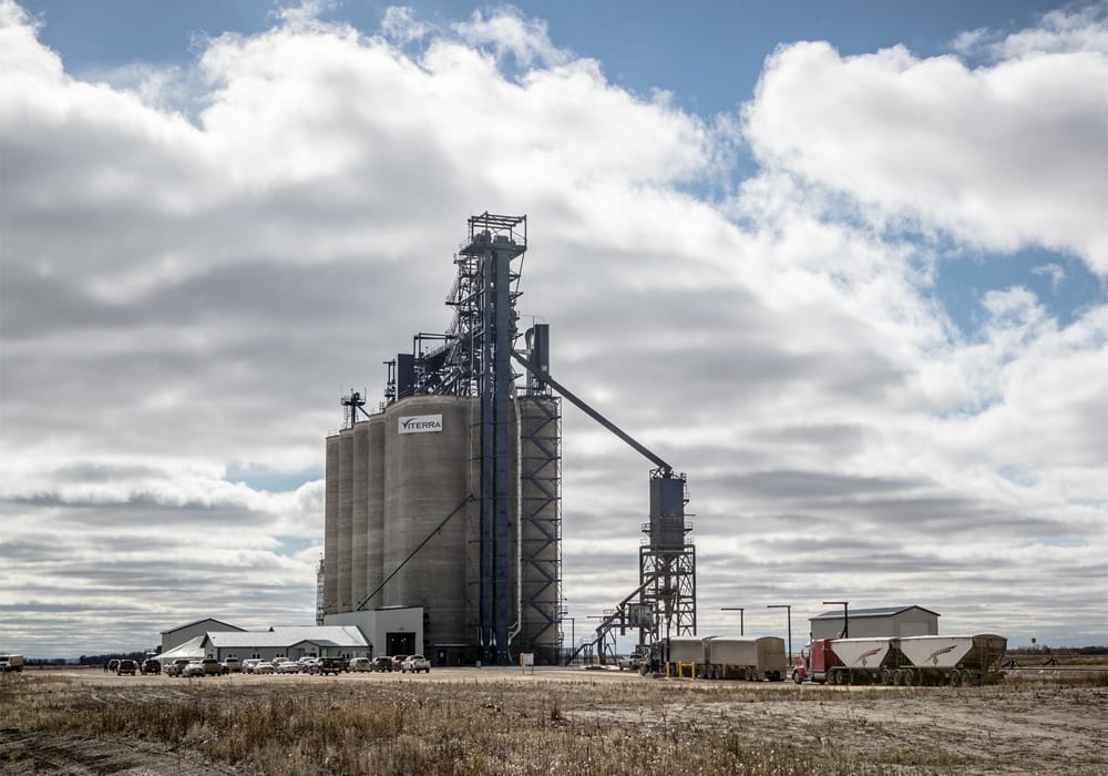 Viterra Inc. has officially opened a new high-throughput grain elevator at Wadena, Sask. | Twitter/@ViterraCanada photo