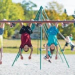 The level of roughness in play is less a factor than allowing kids to freely choose partners who like doing the same kinds of things and then letting them work out the rules and the interactions for themselves. | Getty image